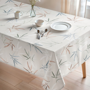 Nappe imprimée anti-tâches FELICITY BEIGE