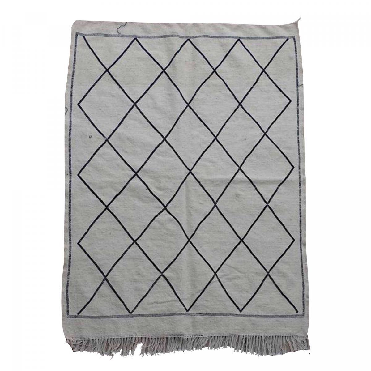 Authentique Tapis berbère fait main en coton POGA