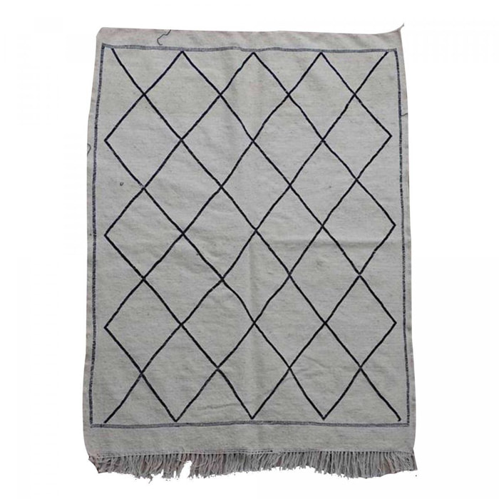 Authentique Tapis berbère fait main en coton POGA