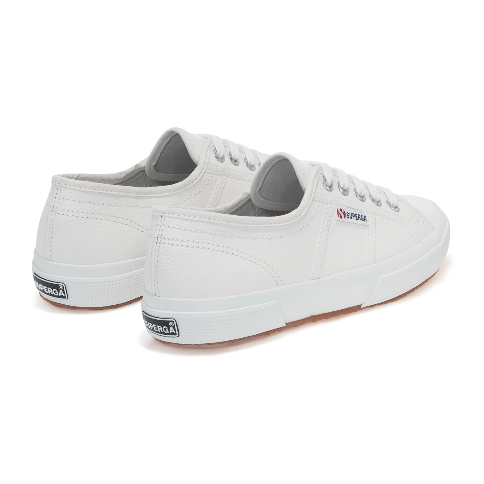 Le Superga Uomo Donna Bianco 2750 Tumbled Leather