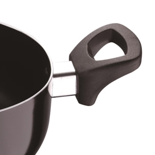 Cacerola de ø24x10cm de 4,3l en aluminio prensado con tapa