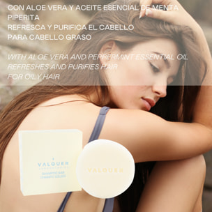 Valquer Champú sólido sin sulfatos Pure Cabello graso - 50 gr