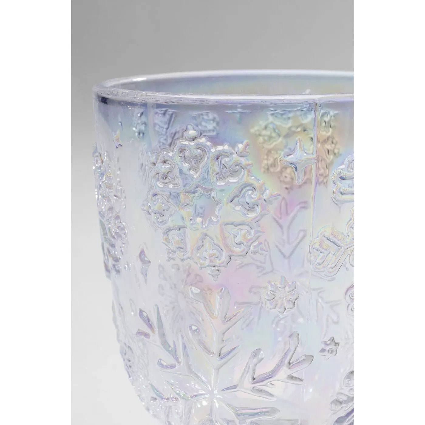 Verres à vin Ice Flowers violets set de 6 Kare Design