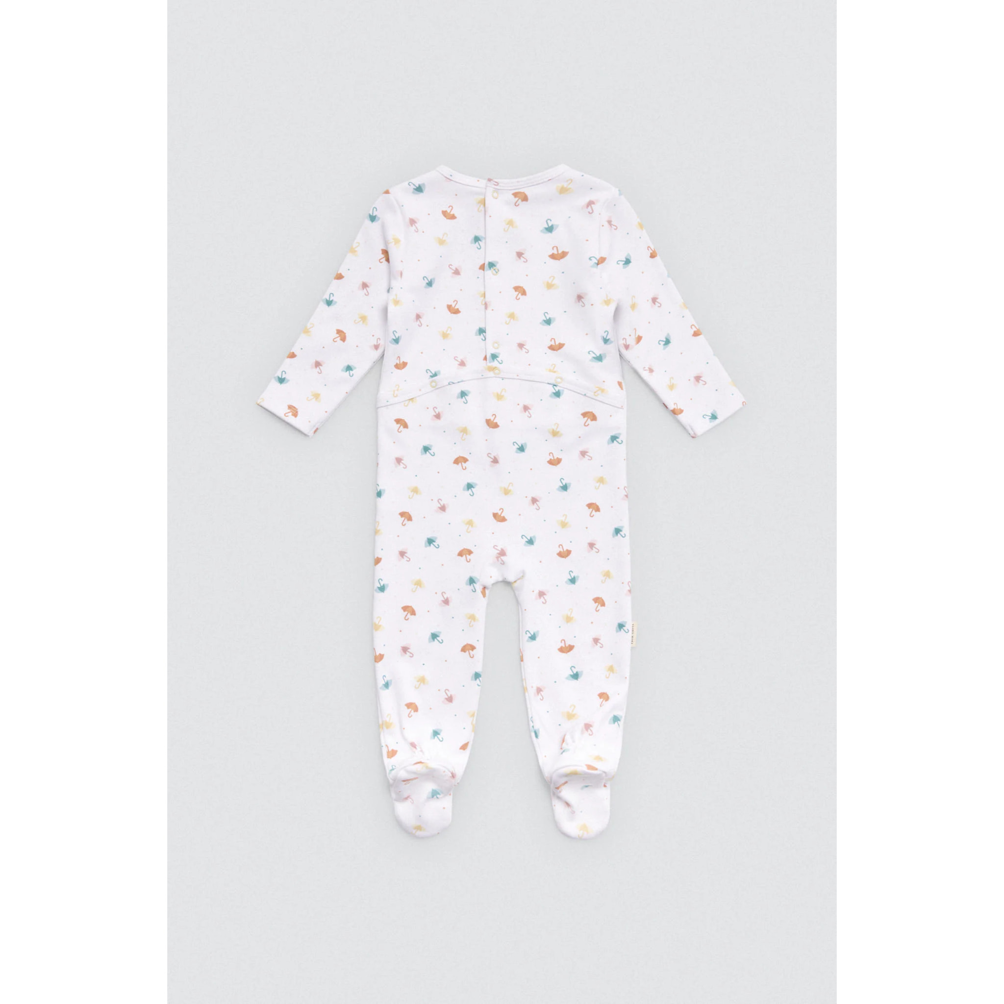 Tutina per neonato a maniche lunghe con stampa pioggia