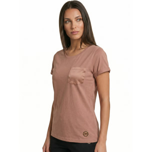 Camiseta elegante de manga corta para mujer