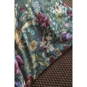 Parure housse de couette et taies oreiller 100% Satin de Coton imprimé