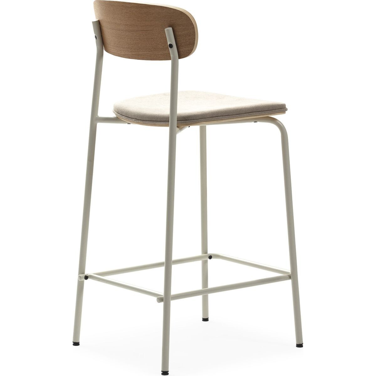 Lot de 2 tabourets de bar en tissu - SVALA