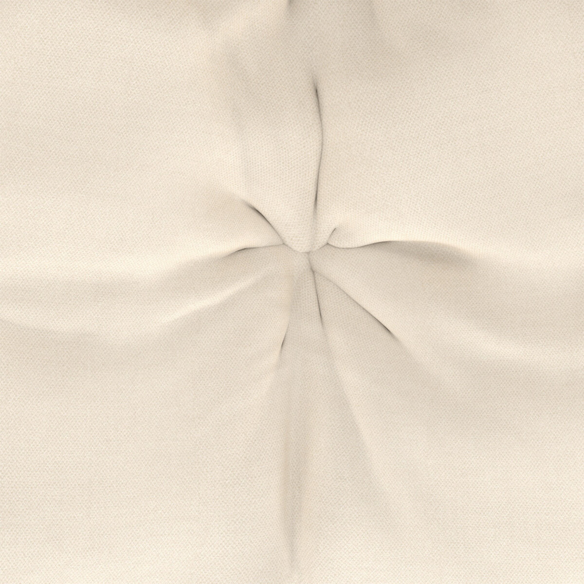 Fauteuil de jardin Lois rotin et coussin écru