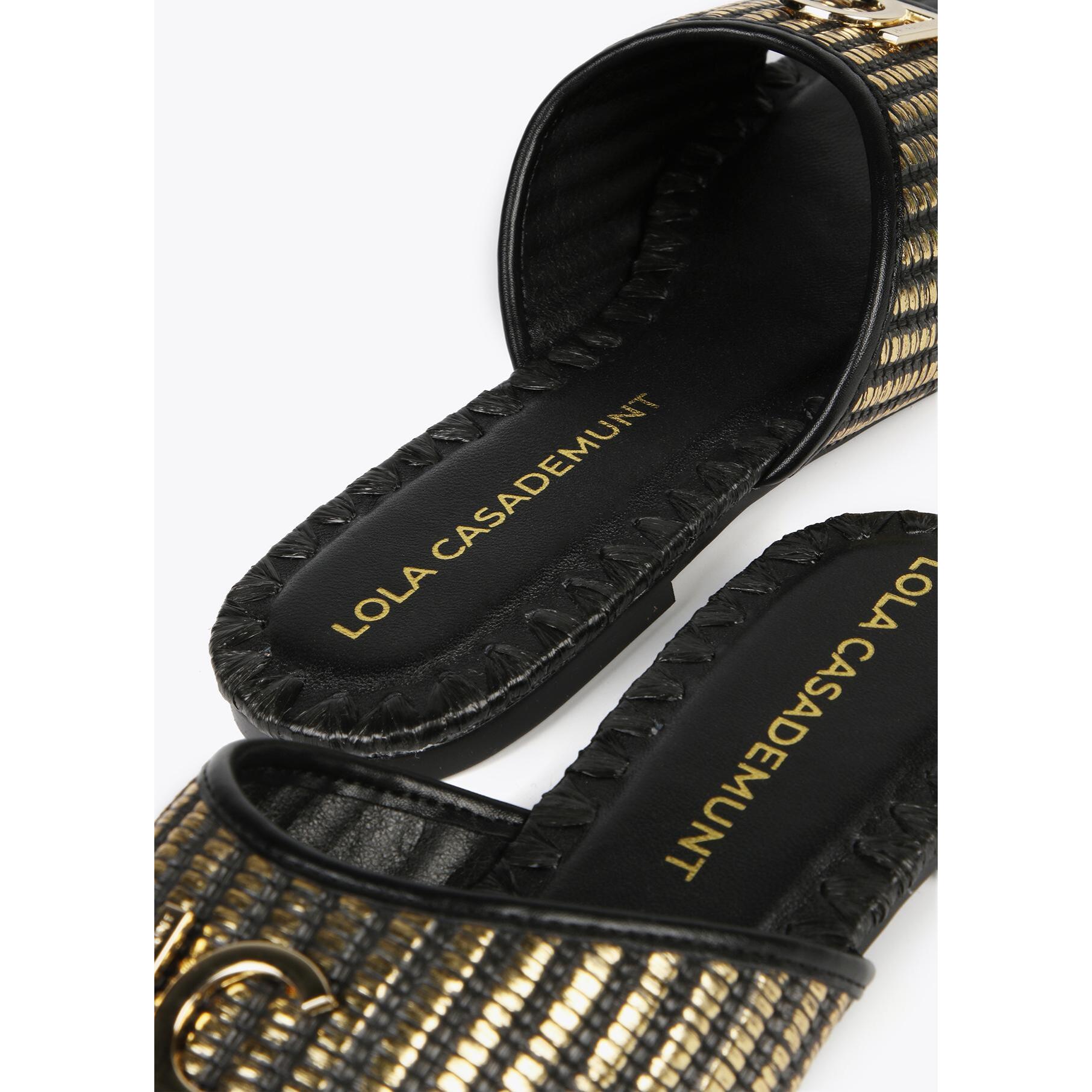 Sandali bassi metallizzati