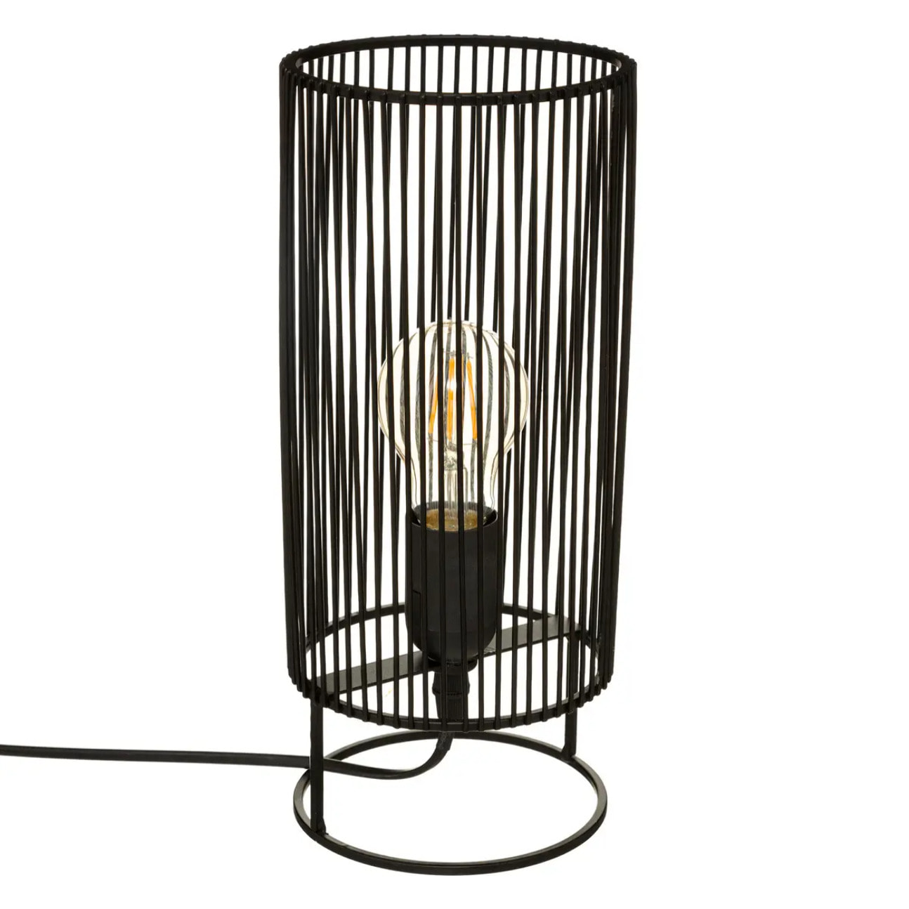 Lampe à poser "Nora" noir H30cm