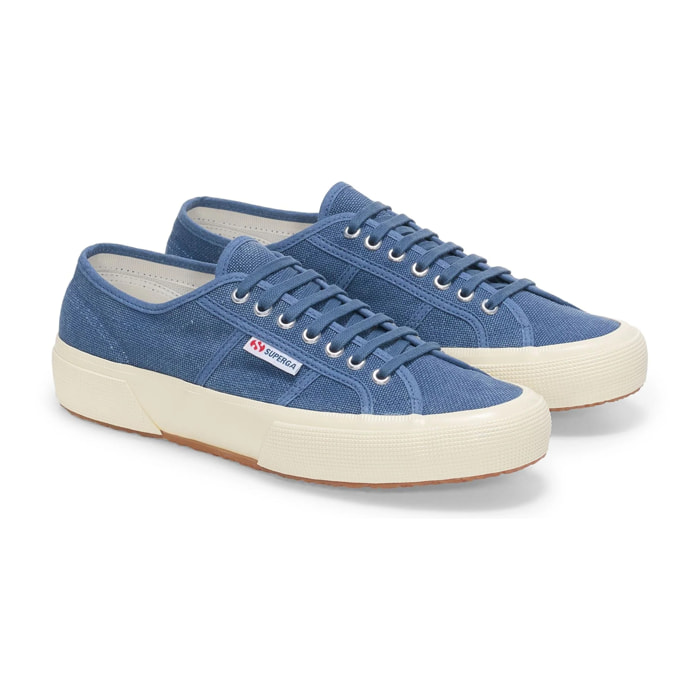 Le Superga Uomo Donna Blu 2750 Og Washed Cotton