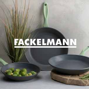 Poêle à frire et couvercle de cuisson de 24 cm de diamètre Fackelmann Ecolution