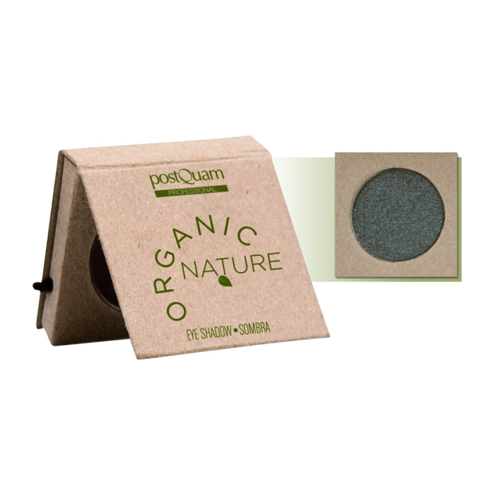 Ombre à paupière compacte organic coloris argenté