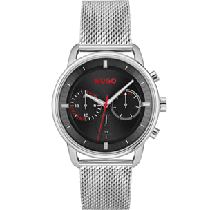 Reloj Hugo 1530236 Hombre Analogico Cuarzo con Correa de Acero inoxidable