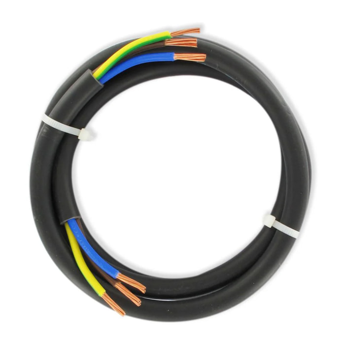 Câble électrique pour appareil électroménager type four ou plaque de cuisson 3G6 mm² Fackelmann
