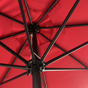 Parasol droit HAPUNA rond -