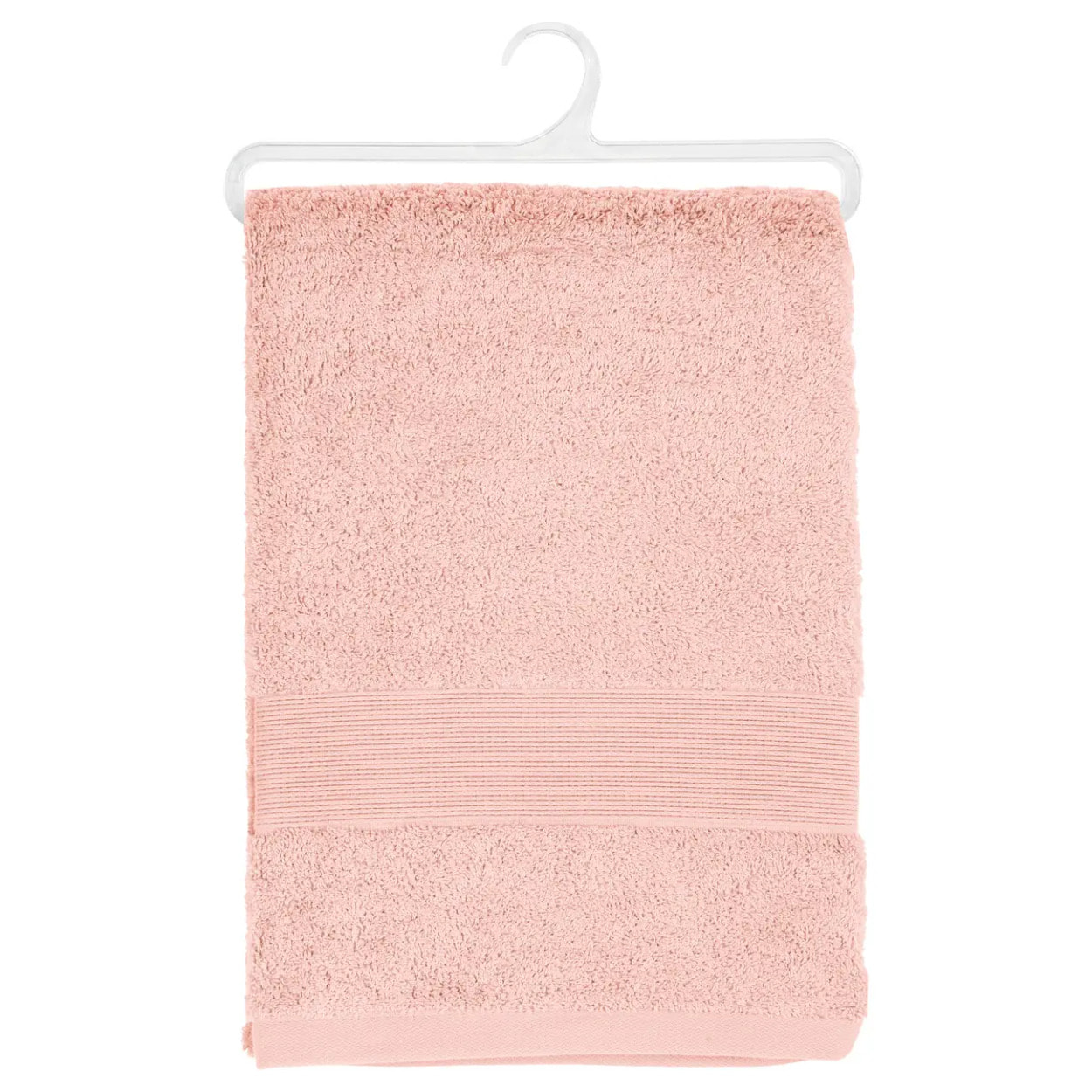 Drap de bain "Essentiel" coton rose 100x150cm