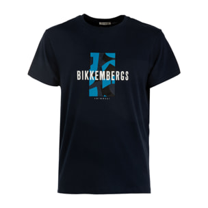 BIKKEMBERGS t-shirt uomo navy