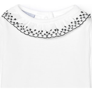 Body bebé manga larga cuello batista