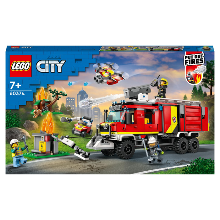 LEGO CITY FIRE 60374 - AUTOPOMPA DEI VIGILI DEL FUOCO