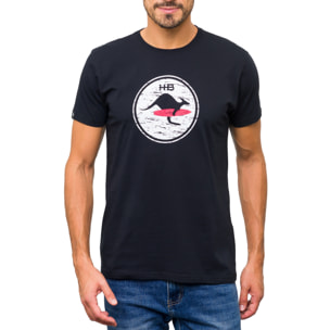 T-shirt in cotone 150 gr Hot Buttered Venice Colore Nero