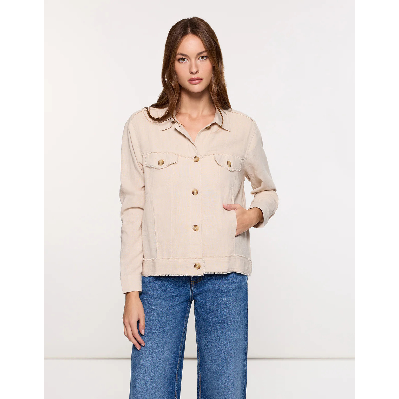 Chaqueta Beige - Ekoka