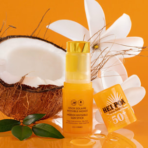 Monoï de Tahiti Ao SPF50+ - Stick Solaire Invisible Monoi 15g