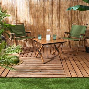 Chaise Camping Mariposa Vert