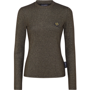 PLEIN SPORT Camiseta Cuello Redondo GLITTER