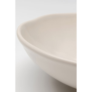 Assiettes creuses Organic 22cm crème set de 6 Kare Design