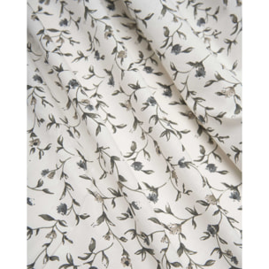 Set di lenzuola in cotone 100% triana verde secco – azzurro keike – taupe