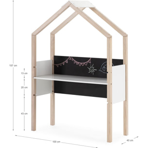 Bureau cabane pour enfant en bois - SILIA