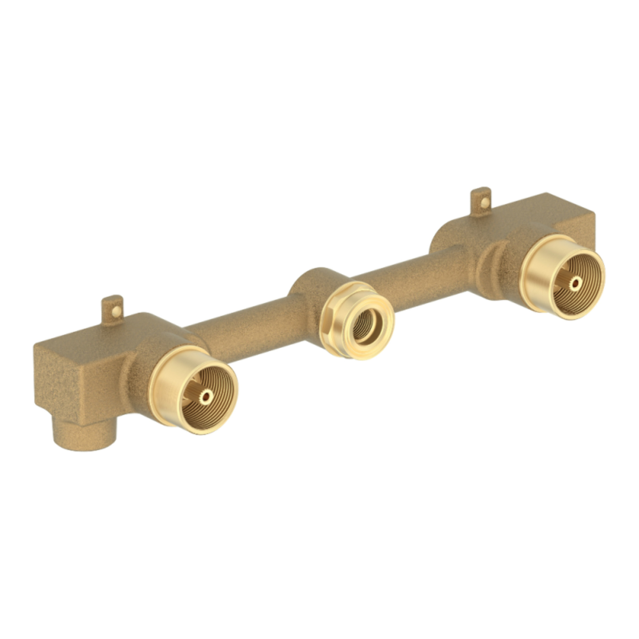 Corps encastré pour mélangeur lavabo mural Grands Boulevards 3 trous