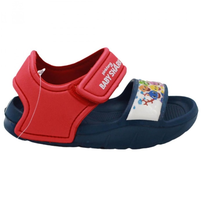 Sandalo Mare Baby Shark Rosso Lui Easy Shoes Rosso