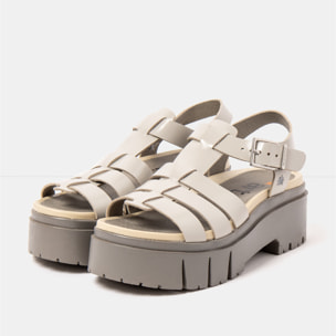 Sandalias 2042 NAPPA SHINNY CINDER / LEEDS color Cinder