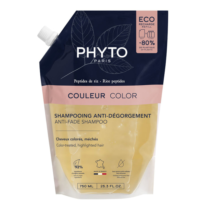 Couleur - Shampooing Anti-Dégorgement Cheveux Colorés et Méchés