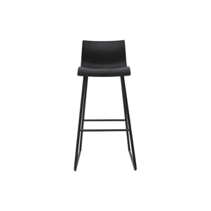 Tabourets de bar design noir 76 cm (lot de 2) ONA