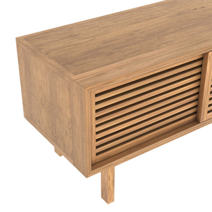 Meuble TV en bois de teck 140 cm - Bormes