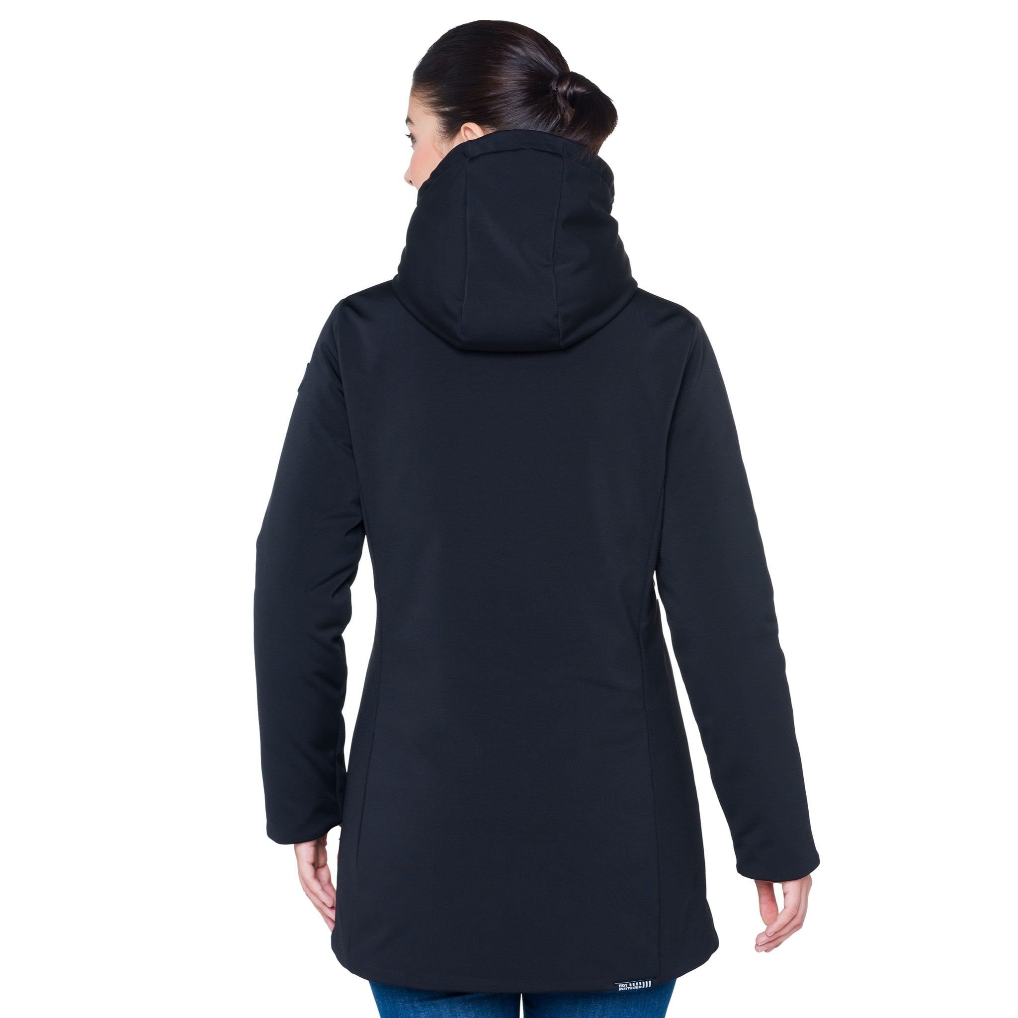 Chaqueta Hot Buttered térmica impermeable Jaqueline negro