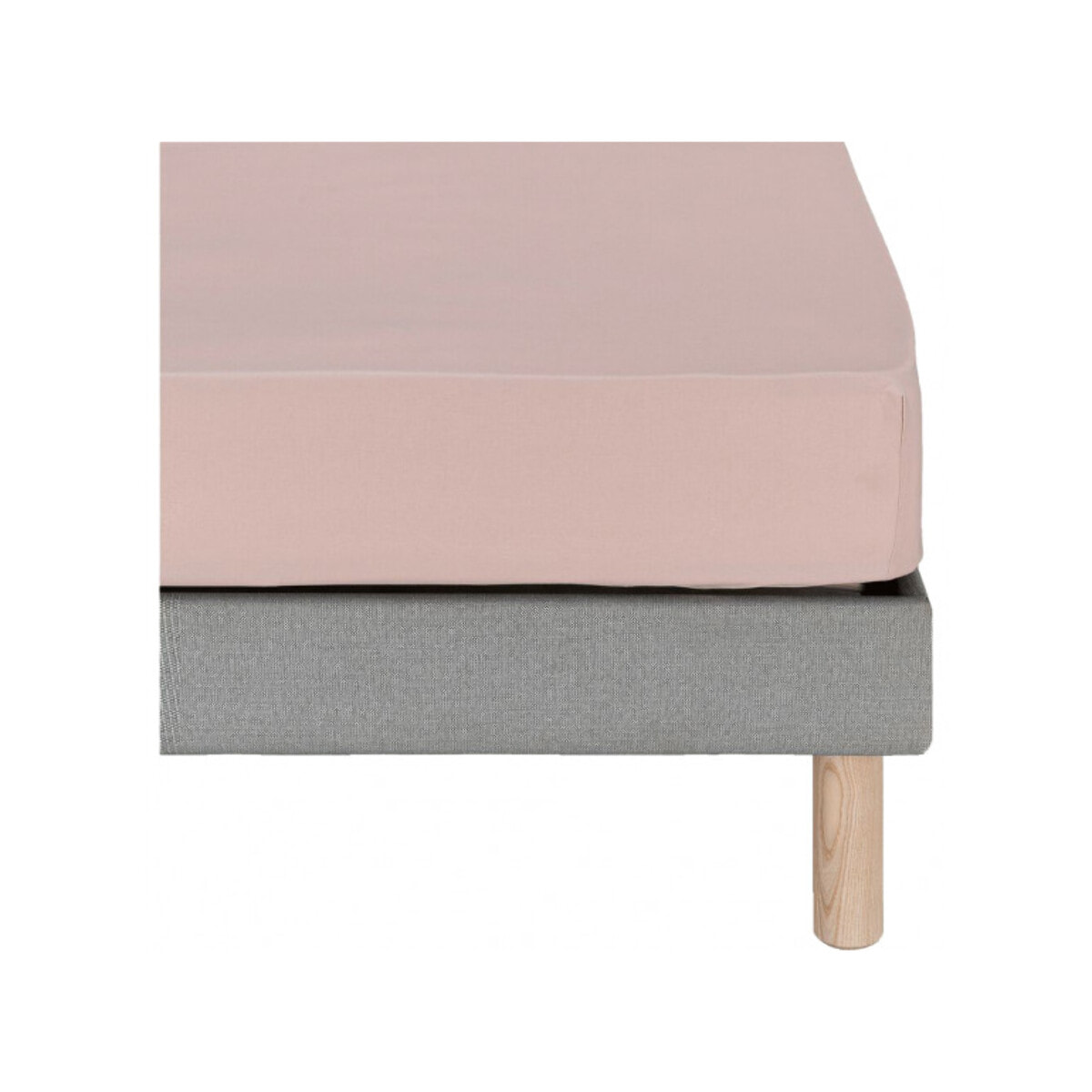 Drap-housse en coton 160x200 cm bonnet - CALANQUES