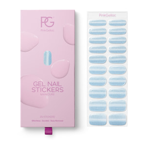 Stickers gel - 0026 Cat Eye Misty Blue