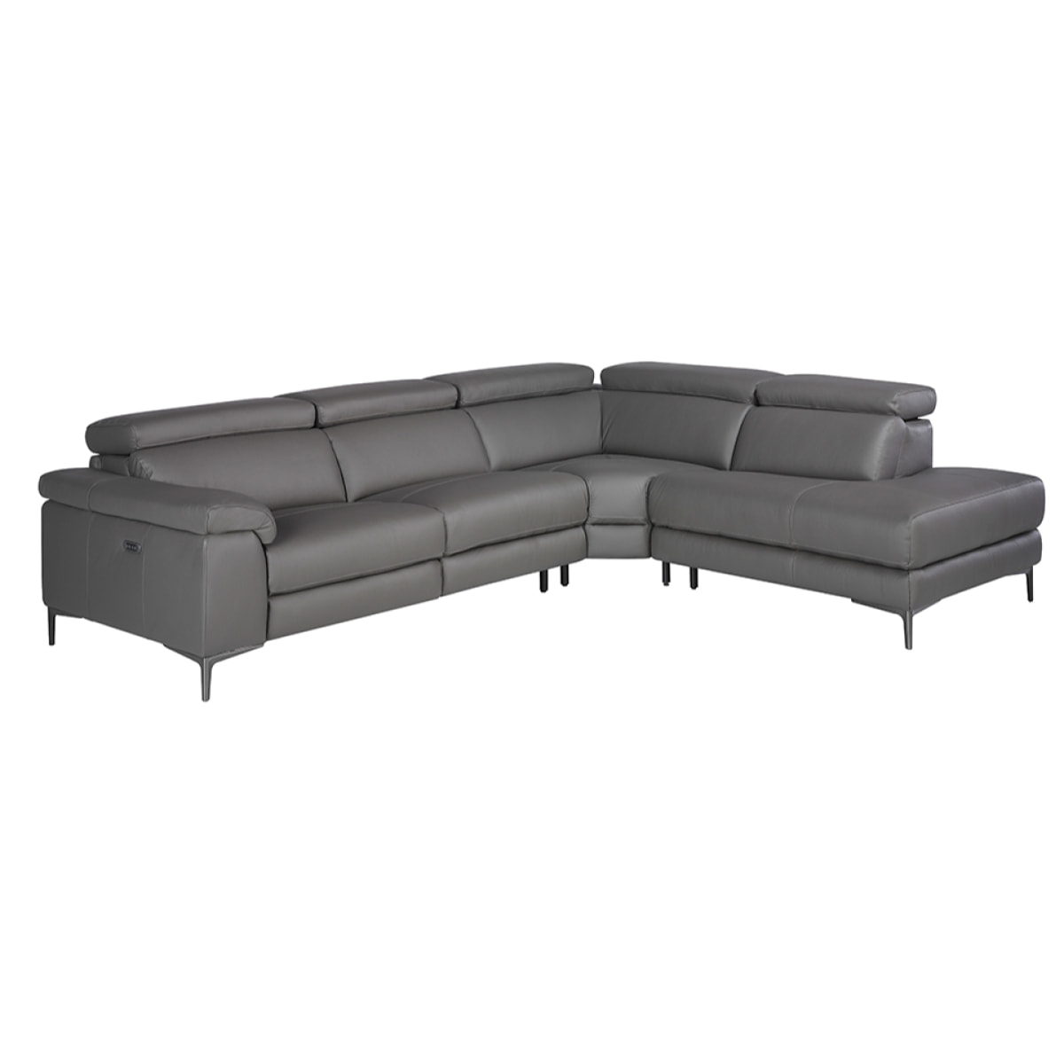 Sofá Angel Cerda de piel de vacuno 295x232x97cm