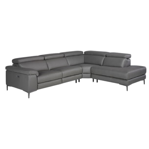 Sofá Angel Cerda de piel de vacuno 295x232x97cm