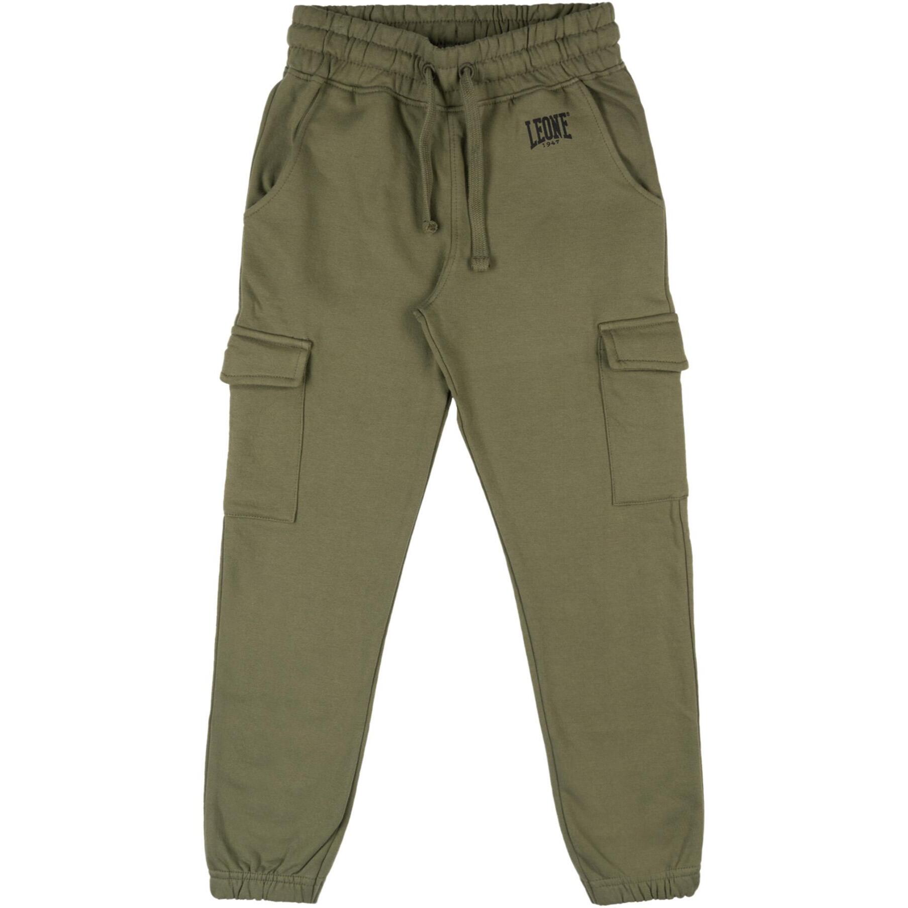 Pantalone invernale da bambino cargo in felpa 'Basic'