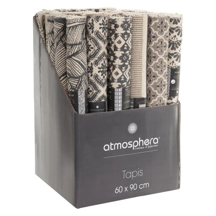 Tapis imprimé coton 60x90cm
