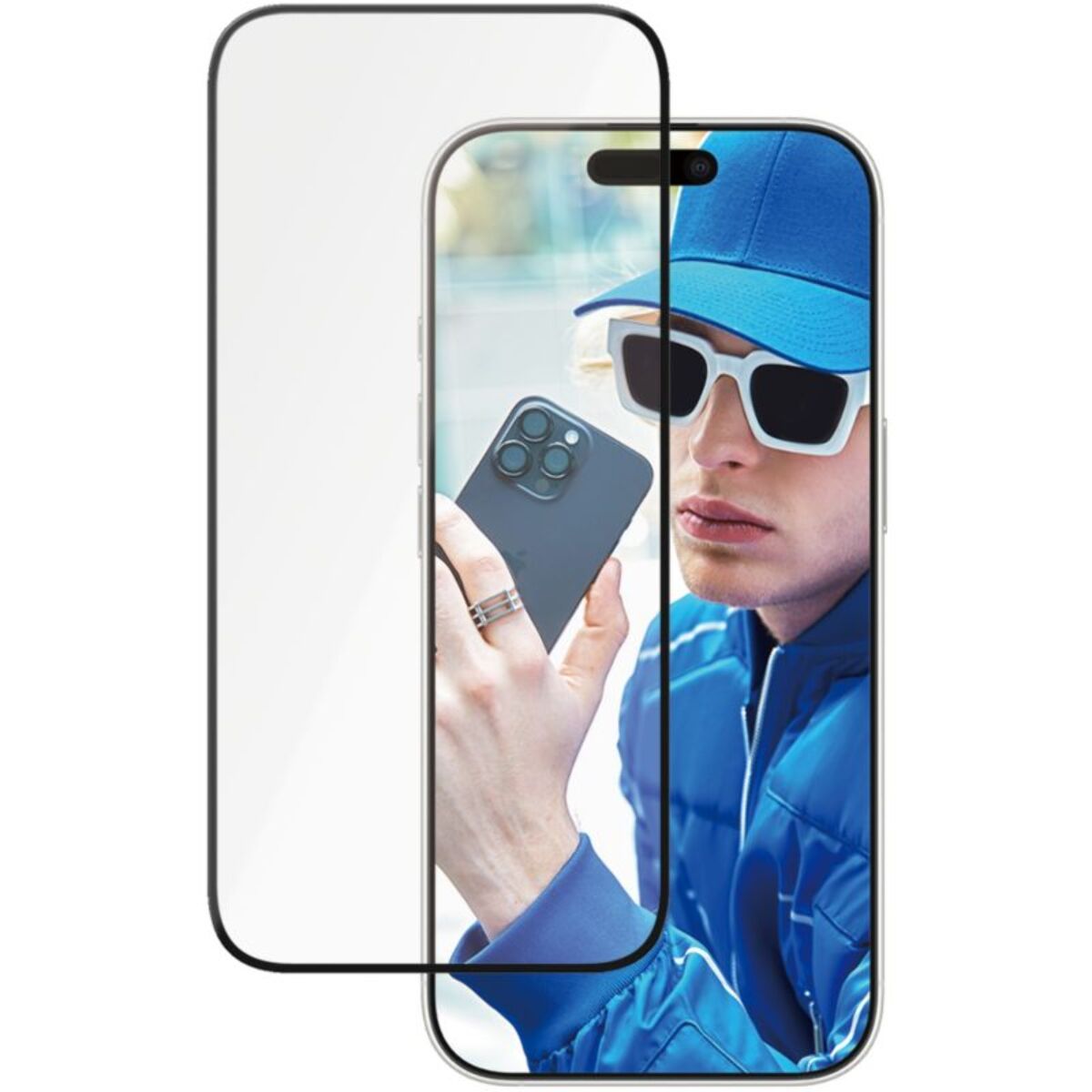 Protège écran PANZERGLASS iPhone 16 Pro Ceramic verre trempé