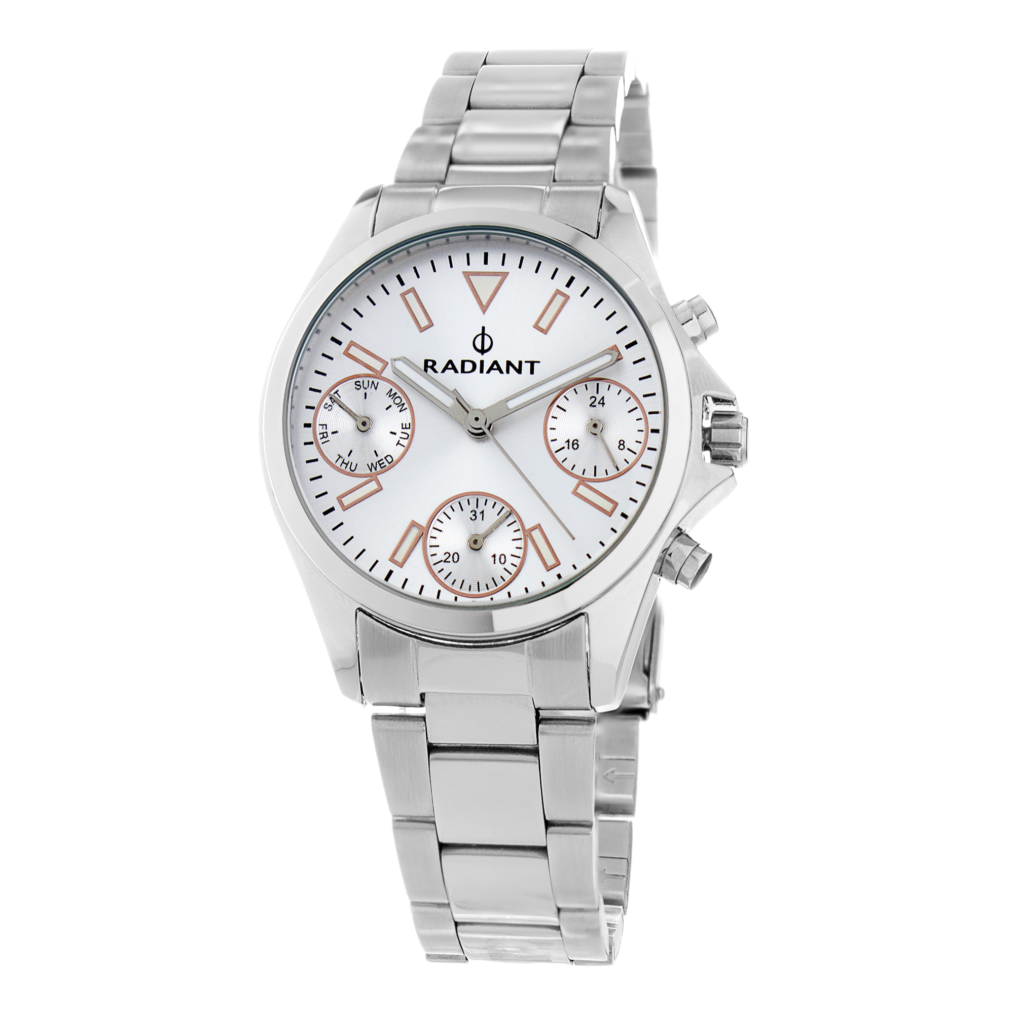 Reloj Radiant RA385703A Unisex Analogico Cuarzo con Correa de Acero