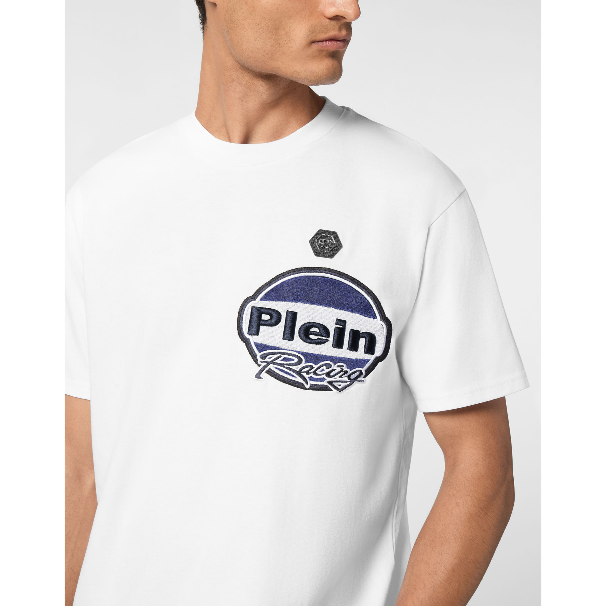 PHILIPP PLEIN T-Shirt Round Neck RACING