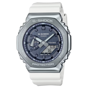 Reloj Casio GM-2100WS-7AER Hombre Analogico/digital Cuarzo con Correa de Silicona