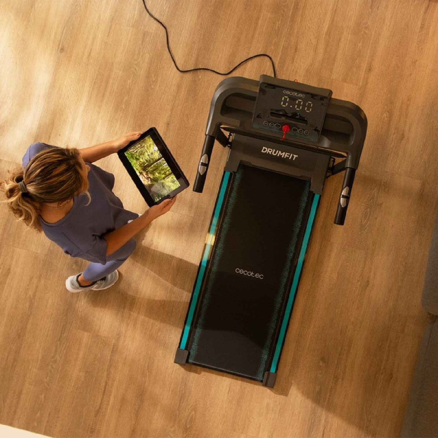 Cecotec Tapis de course DrumFit WayHome 1000 Sprint